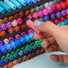 Amazon explosões transfronteiriças terno de caneta aquarela de ponta dupla à base de água cor caneta de contorno Gou pintura caneta macia outlet de fábrica