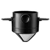 Embudo de Café Angelito Dispositivo Acompañante para Café Preparado a Mano Filtro de Oreja Colgante Tipo Goteo Plegable Portátil con Portavasos Filtro