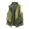 Chaleco deportivo con cuello alto para hombre, adecuado para primavera y otoño, chaleco cálido casual para exteriores, disponible en varios colores, ligero y transpirable