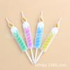 Venta al por mayor Creativo Color Romántico Cuatro Monzones Vela de Cumpleaños Caja de PVC Suministros para Decoración de Pastel de Fiesta Navideña