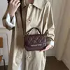 Bolsas cruzadas pequeñas estilo japonés y coreano para mujer, nueva colección otoño 2026, bolsos de hombro modernos y versátiles, venta al por mayor, patrón de diamantes