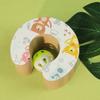 Tablero rascador magnético para gatos con ventosa, papel corrugado intercambiable, juguete para gatos con campana, garra para pulir, resistente a los arañazos.