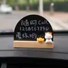 Tarjeta de Aparcamiento para Coche, Placa con Número de Teléfono para Mover el Coche, Adornos Retro Personalizados Creativos, Pizarra Pequeña, Placa de Matrícula Temporal para Mover el Coche