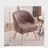 Sillón individual para el hogar de madera maciza para balcón, silla de ocio, silla de sala de estar, silla con respaldo, silla de tela tecnológica, sillón reclinable