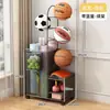 Cesta de Almacenamiento para Esterillas de Yoga, Estante de Almacenamiento para Equipos Deportivos y de Fitness en Casa, Estante de Almacenamiento Doméstico para Rellenar Espacios para Bádminton y Baloncesto