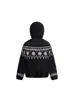 Chaqueta de Algodón Estilo Chino Fair Isle Águila de Montaña para Hombres y Mujeres Invierno 2025 Nuevo Abrigo de Algodón con Capucha de Felpa Gruesa para Parejas Americanas