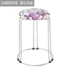 Taburete Redondo para el Hogar Plástico Taburete para Mesa de Comedor Taburete Redondo Simple Juego de Taburetes de Acero Reforzado Taburete Apilable Banco Silla Comercial