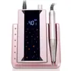Taladro de Uñas Recargable Sin Escobillas de Venta Caliente Transfronterizo 0-40000 RPM Alta Velocidad Bajo Ruido Portátil Removedor de Uñas