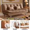 Sofá Cama Plegable, Doble Propósito, Adecuado para Apartamentos de Alquiler, Apartamentos Pequeños, Sala de Estar, Dormitorio, Multifuncional y Sencillo