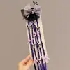 Diadema con Peluca para Niña Banda para el Cabello Peluca de una Pieza Niña Y2K Trenza Cola de Caballo Diadema Niña Pequeña Lazo Kuromi Goma Elástica