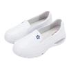 Zapatos de enfermera para mujer, de suela suave, transpirables, blancos, planos, cómodos y antideslizantes, de un solo paso.
