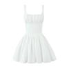 Spice Girls Sexy Moda Gola Quadrada Vestido Plissado Mulheres Verão Novo Elegante Cintura Apertada Tutu Saia S20542