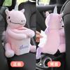 Caja de Pañuelos para Coche Bote de Basura Dos en Uno Creativo Lindo Caja de Reposabrazos Caja de Papel Multifuncional Suministros para Interior de Coche
