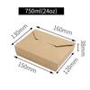 Caja de Almuerzo Desechable al por Mayor caja cuadrada para pollo frito caja para llevar caja de empaque para pulpo bolitas pequeñas caja de empaque de alimentos de papel Kraft