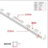 Yi Biao AA Post Poste de Escalera de Acero Inoxidable Gancho para Estante Soporte de Exhibición de Ropa Accesorios para Tienda de Ropa Poste de Montaje a Pared de Barra de Acero AA