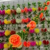 Cadena de Flores Qingming Cadena de Flores Cadena de Margaritas Solares Cadena de Flores de Seda Sacrificial Fabricante de Yunyang Mayoreo Suministros Funerarios