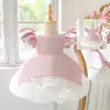 Novo Vestido Formal Infantil para Menina Vestido Formal Pegue a Semana Vestido de Princesa Estiloso Vestido para Menina de Aniversário Vestido Formal com Saia Bufante