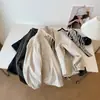 Chaqueta de Trabajo Retro Oversize con Hombros Caídos Estilo Coreano para Mujer, Gabardina Holgada y Relajada de Moda de Nicho, Nuevo Modelo de Otoño 2025