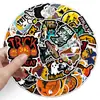 50 Peças Adesivos de Abóbora de Halloween Graffiti para Laptop Mala Motocicleta Carro Adesivos Decorativos Desenho Animado