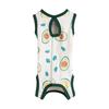 Ropa para mascotas transpirable, totalmente estampada, oso exquisito, poni, fruta, patrón de fútbol, cómoda, ajustada, ropa para esterilización de gatos