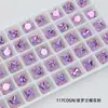 Diamante para Nail Art Dongzhou Autêntico 10mm Quadrado Gordo Fundo Pontiagudo Diamante para Joias DIY Acessórios Diamante de Vidro Colorido Revestido Brilhante Lote