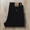Pantalones casuales de sarga de algodón grueso para hombre para otoño e invierno, corte recto holgado, textura de alta calidad, pantalones caqui de negocios casuales
