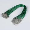 Collar de cordón de cuero encerado de Corea de 1.5 mm/2 mm multicolor opcional accesorios de joyería DIY 100/bolsa al por mayor