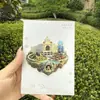 Pegatinas para cajas acrílicas planas en stock de diversas regiones del país, recuerdos de ciudades turísticas, regalos culturales y creativos, estilo personalizado, uso universal
