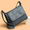 Bolso de mujer para comercio exterior transfronterizo, nuevo modelo 2026, bolso de hombro de cuero suave repujado para señoras de mediana edad, bolso cruzado al por mayor para madres
