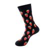 Serie de frutas de Amazon comercio exterior otoño e invierno calcetines hasta la pantorrilla aguacate personalidad calcetines de pareja europeos y americanos calcetines de moda ins para mujer