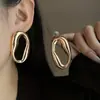 Uau Brincos Estilo Metal Minimalista de Luxo com Coração Vazado de Pérola Floral Retrô Europeu e Americano
