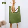 Bolsa de compras portátil personalizada, plegable y portátil, adecuada para regalos publicitarios, almacenamiento y transporte