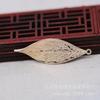 Yiwu Cobre Chapado en Oro Conservación del Color DIY Tridimensional Hoja de Sauce Horquilla de un Agujero Accesorio para el Cabello Accesorio de Hoja B1981