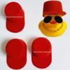Accesorios de Patito Amarillo para Vecindario Transfronterizo, Linli No. Juguete de Decoración DIY de Pelo de Pato 8 Piezas, Regalo Hecho a Mano de Té con Leche de Limón
