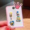 Boutique para niños clip para la oreja sin perforación aretes lindos de dibujos animados para niña aretes adorables colgantes para niña joyería
