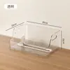 Soporte de Libro para Escritorio Caja Retráctil para Almacenamiento de Libros Artefacto de Almacenamiento de Libros Estante de Almacenamiento para Escritorio de Estudiante Soporte de Libro Transparente