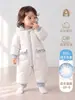 Macacão de Neve de Inverno para Bebê 2026 90 Penas de Pato Branco Jaqueta de Penas para Meninas com Capuz Roupa Externa Espessa para Carregar Bebê Macacão Roupas de Engatinhar