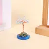 Árbol de la Fortuna de Cristal Decoración Creativa para Oficina Transfronteriza Sala de Estar Dormitorio Entrada Adorno de Cristal Árbol de la Fortuna de Cristal Amarillo