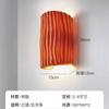 Lámpara de pared, lámpara de noche, lámpara de noche creativa de alto nivel para dormitorio, lámpara de pared con escalera de viento color crema, lámpara Zhongshan