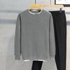 Suéter Masculino Americano Tendência Outono Falso Duas Peças Gola Redonda, Jaqueta Tricô Outono Inverno Casal, Blusa Suéter, Atacado
