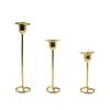 Candelabro de hierro para el hogar, candelabro para cenas a la luz de las velas, decoración de bodas, accesorios transfronterizos, estilo europeo, ligero, de lujo, simple.