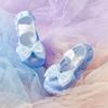 Zapatos de Baile para Mujer Flor Mariposa Zapatos de Garra de Gato para Niños Verano Suela Blanda Cordones Gimnasia Libre Práctica de Baile Zapatos de Ballet