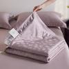 80 Fibras de Proteína de Seda Jacquard Tencel Austríaco Lanjing Colcha Lavável para Ar Condicionado Solteiro Casal para Casa