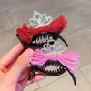 Tocado de Corona para Niños, Lazo Adorable para el Cabello con Pinza, Artefacto de Placa para la Cabeza con Bolas, Cuerda para Cola de Caballo, Cabello de Niña
