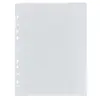 Bolsillo para Archivador de 11 Agujeros Engrosado A4 Película Protectora Transparente Materiales de Oficina y Estudio Funda para Guardar Exámenes Funda para Archivo de 11 Agujeros