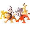 Decoração de Bolo para Assar Série Zoo Micro Paisagem Enfeites Criativos Macaco Fofo Enfeite de Encaixe Luz Noturna 2