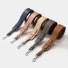 Novo Estilo Couro Macio de Vaca Moda Alça Larga no Ombro Comprimento Ajustável Universal Bolsa Transversal de Ombro Cinta Substituta