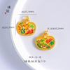 Accesorios DIY de Oro vietnamita de larga data Zorro de Nueve Colas koi Loto verde Duru colgante cadena de suéter de conejo mujer