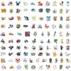 60 Lindos Pegatinas de Graffiti de Sellos de Dibujos Animados de Pokémon Pegatinas Decorativas Bidimensionales Venta al por mayor