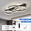 Luz Principal para Sala de Estar de Lujo Ligero Estilo Italiano 2025 Nueva Moderna Simple de Gama Alta Atmosférica Luz de Techo Paquete Combinado para Toda la Casa